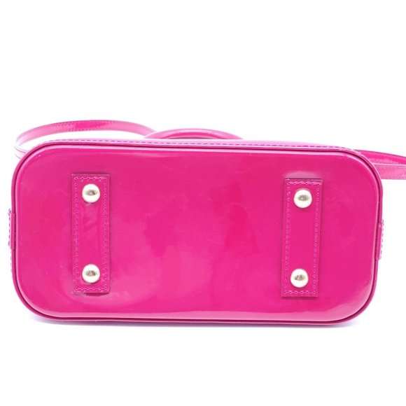 100% Authentic Louis Vuitton Alma BB Vernis Fuchsia Crossbody Bag - Picture 11 of 16